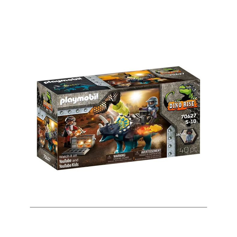 Triceratops et soldats PLAYMOBIL Dino Rise - Dès 5 ans