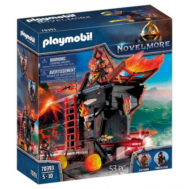Tour d'attaque des Burnham Raiders PLAYMOBIL Novelmore - Dès 5 ans