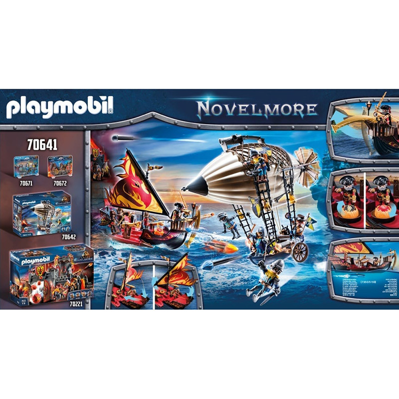 Navire de combat des Burnham Raiders - PLAYMOBIL - Dès 4 ans
