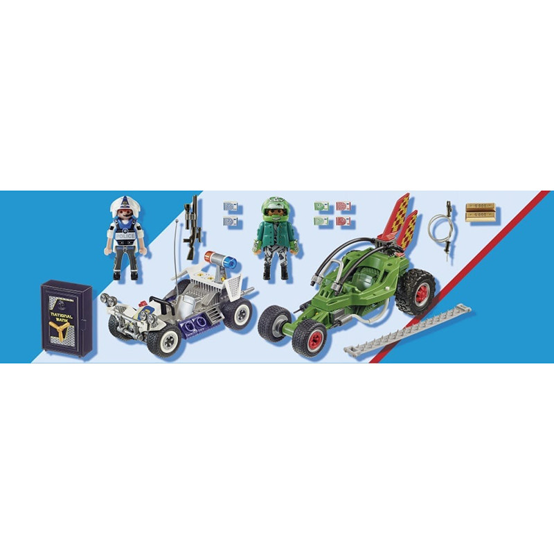 Karts de policier et bandit - PLAYMOBIL - Dès 4 ans