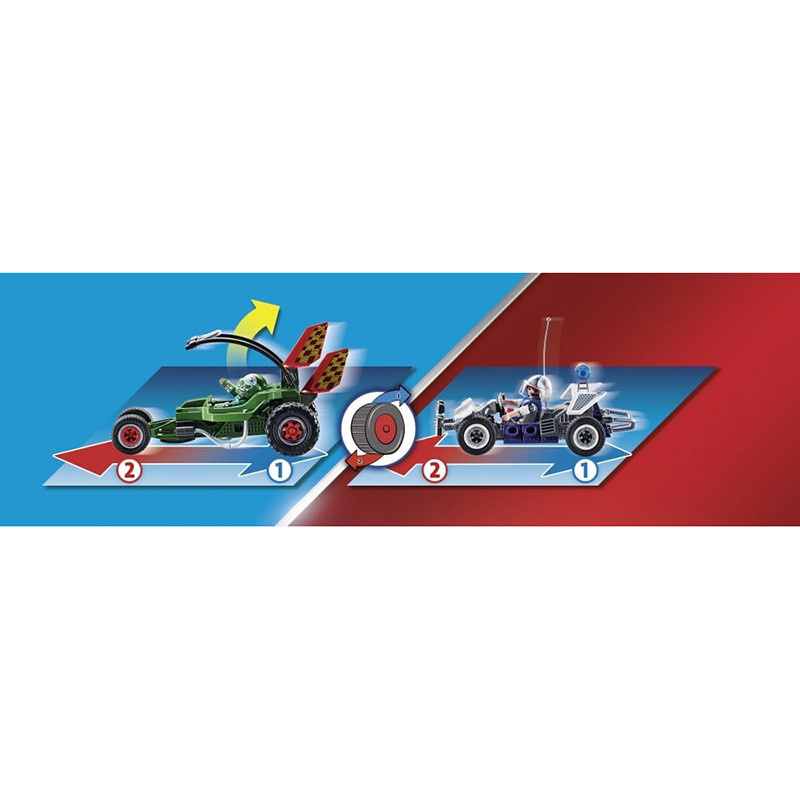 Karts de policier et bandit - PLAYMOBIL - Dès 4 ans