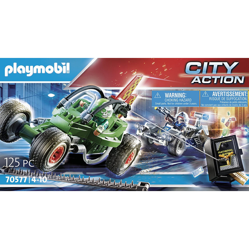 Karts de policier et bandit - PLAYMOBIL - Dès 4 ans