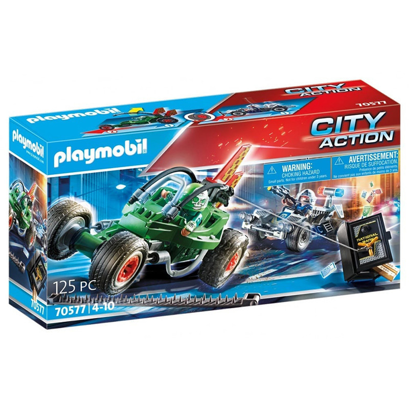 Karts de policier et bandit - PLAYMOBIL - Dès 4 ans