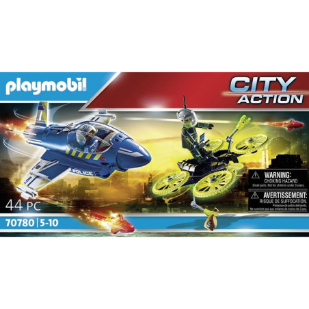 Jet de police et drone - PLAYMOBIL - Dès 5 ans