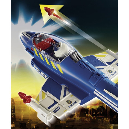 Jet de police et drone - PLAYMOBIL - Dès 5 ans