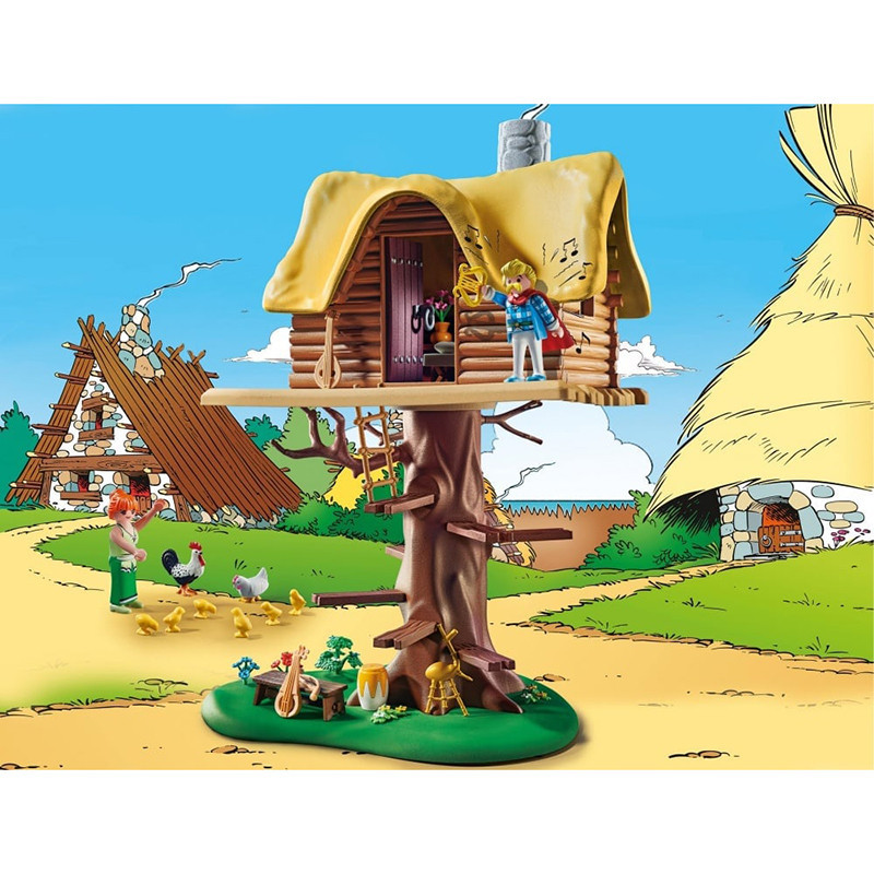 La hutte d'Assurancetourix Astérix et Obélix - PLAYMOBIL  - Dès 5 ans