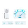 Kit Adaptateur Réseau Cpl 2000Mbits Blanc - STRONG - STRONG_CPL_2000MB
