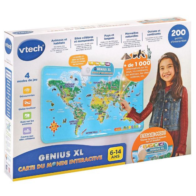 Carte du monde interactive Genius XL VTECH - Dès 6 ans 