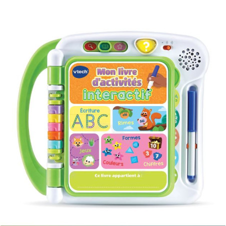 Mon livre d'activités interactif J'écris, je joue et j'apprends VTECH - Dès 3 ans 