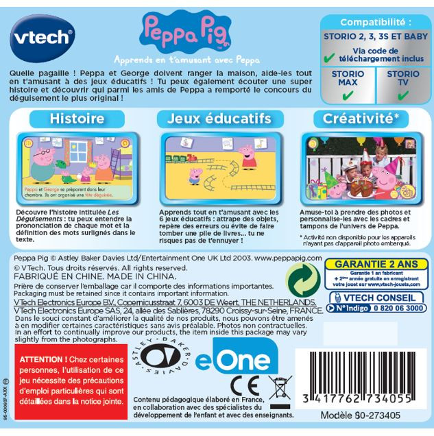 VTech - La Tablette éducative Peppa Pig, Jouet é…