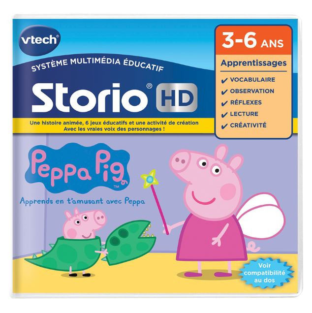 Jeu Storio HD Peppa Pig VTECH - Dès 3 ans 