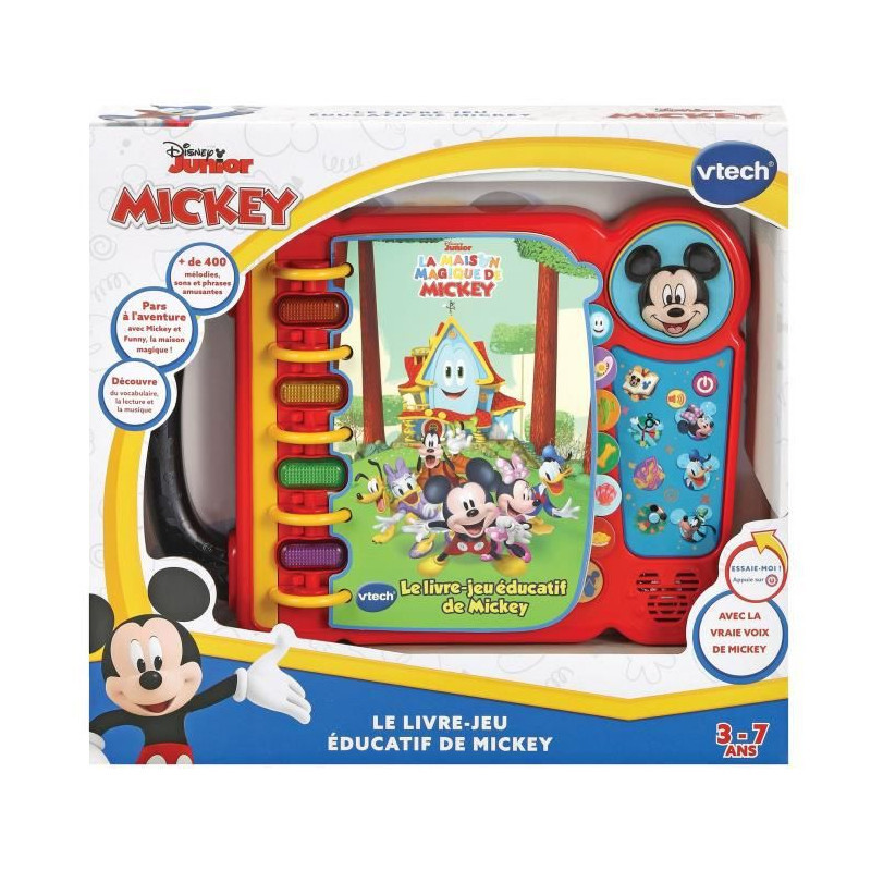 Livre-jeu éducatif de Mickey VTECH - Dès 3 ans 