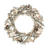 Couronne à Suspendre en bois avec Branches 30cm - FÉÉRIC LIGHTS & CHRISTMAS - 138249D