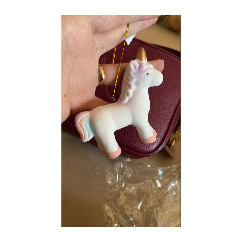 Sujet de Noël Céramique Licorne Pastel - FÉÉRIC LIGHTS & CHRISTMAS - 151714