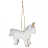 Sujet de Noël Céramique Licorne Pastel - FÉÉRIC LIGHTS & CHRISTMAS - 151714