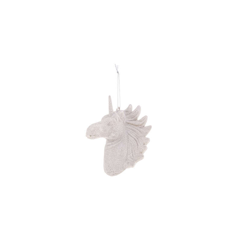 Sujet de Noël Tête de Licorne 13cm - FÉÉRIC LIGHTS & CHRISTMAS - 166009