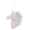 Sujet de Noël Tête de Licorne 13cm - FÉÉRIC LIGHTS & CHRISTMAS - 166009