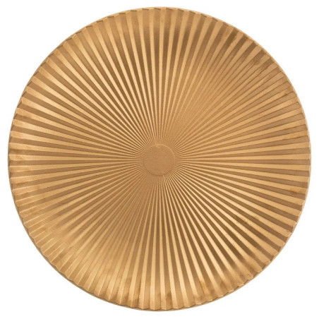 Centre de Table Relief 49cm Doré