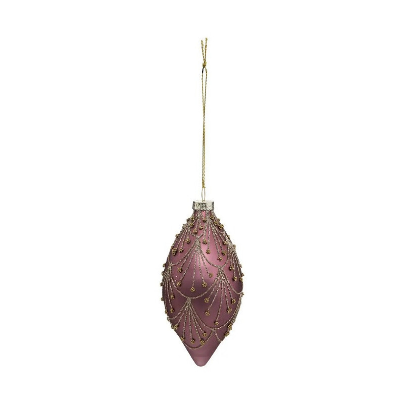 Boule de Noël Verre Goutte Trio 130mm - FÉÉRIC LIGHTS & CHRISTMAS - 184465