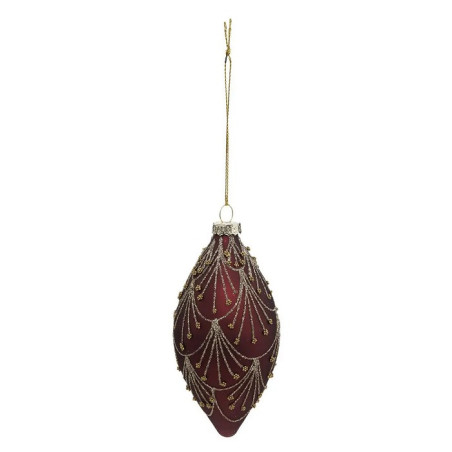 Boule de Noël Verre Goutte Trio 130mm - FÉÉRIC LIGHTS & CHRISTMAS - 184465