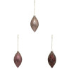Boule de Noël Verre Goutte Trio 130mm - FÉÉRIC LIGHTS & CHRISTMAS - 184465