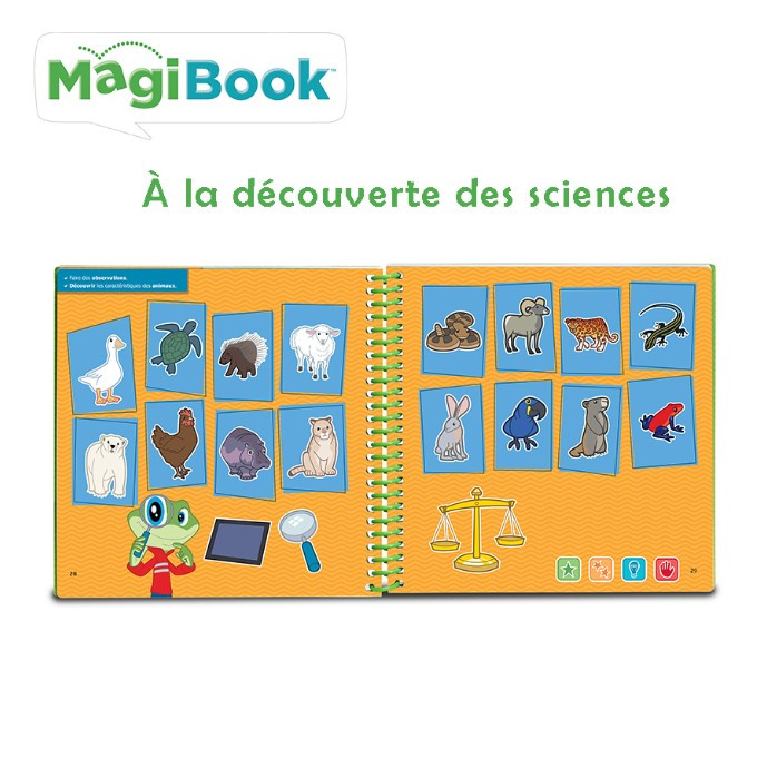 Jeu pour Magibook livre à la découverte des sciences VTECH - Dès 4