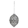 Lot de 3 Boule de noël Verre Matelassé 90mm - FÉÉRIC LIGHTS & CHRISTMAS - 184522