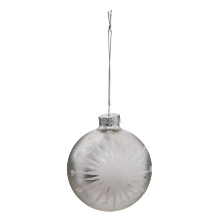 Lot de 3 Boule de Noël 80mm Blanc - FÉÉRIC LIGHTS & CHRISTMAS - 184529