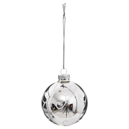 Lot de 3 Boule de Noël 80mm Blanc - FÉÉRIC LIGHTS & CHRISTMAS - 184529