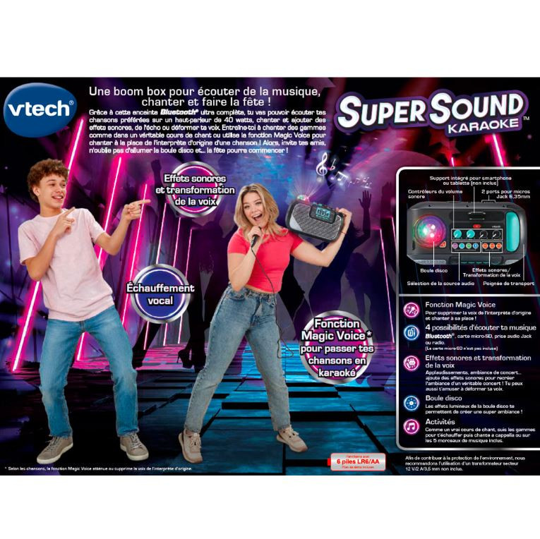 SuperSound Karaoke VTECH - Dès 5 ans 