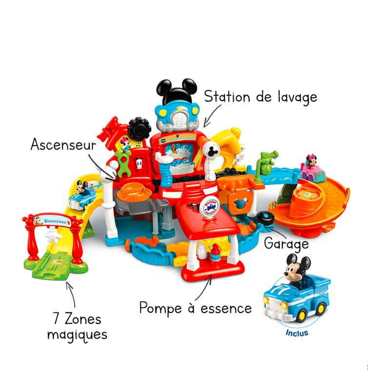 Tut Tut Bolides Le Magi-garage interactif de Mickey VTECH - Dès 1