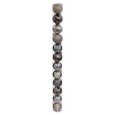 Lot de 12 Boules de Noël Manoir d'hiver 6cm - FÉÉRIC LIGHTS & CHRISTMAS - 129154B1