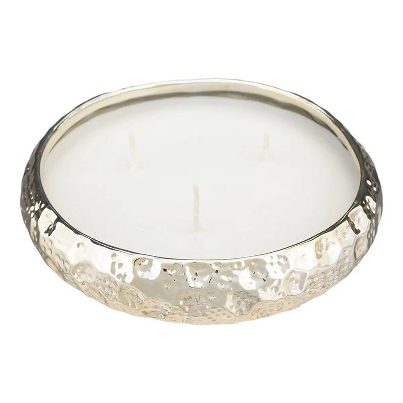 Bougie Parfumée Bol Céramique Doré - FEERIC LIGHTS & CHRISTMAS - 183411