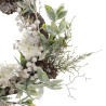 Couronne en Bois avec Branches de Fleurs 50cm - FEERIC LIGHTS & CHRISTMAS - 183889