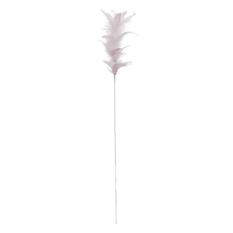 Plume de décoration Blanc Rose 75cm - FEERIC LIGHTS & CHRISTMAS - 183904