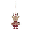 Lot de 3 Sujet de Noël Bois Premier Noël - FEERIC LIGHTS & CHRISTMAS - 184305