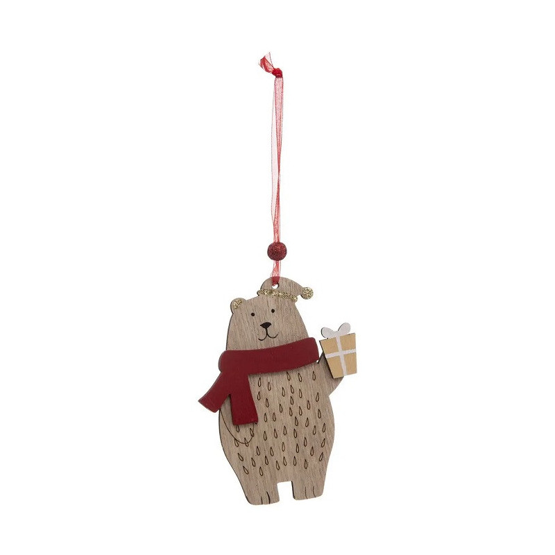 Lot de 3 Sujet de Noël Bois Premier Noël - FEERIC LIGHTS & CHRISTMAS - 184305