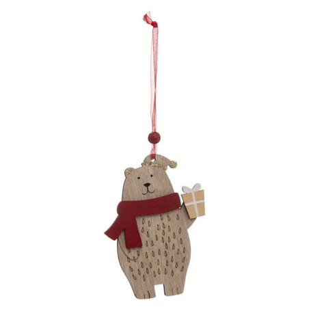 Lot de 3 Sujet de Noël Bois Premier Noël - FEERIC LIGHTS & CHRISTMAS - 184305