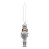 Lot de 3 Sujet de Noël Casse noisette Argenté/Blanc - FEERIC LIGHTS & CHRISTMAS - 184338
