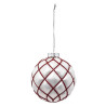 Boule de Noël Kit Rouge en Verre X3 80mm - FEERIC LIGHTS & CHRISTMAS - 184531