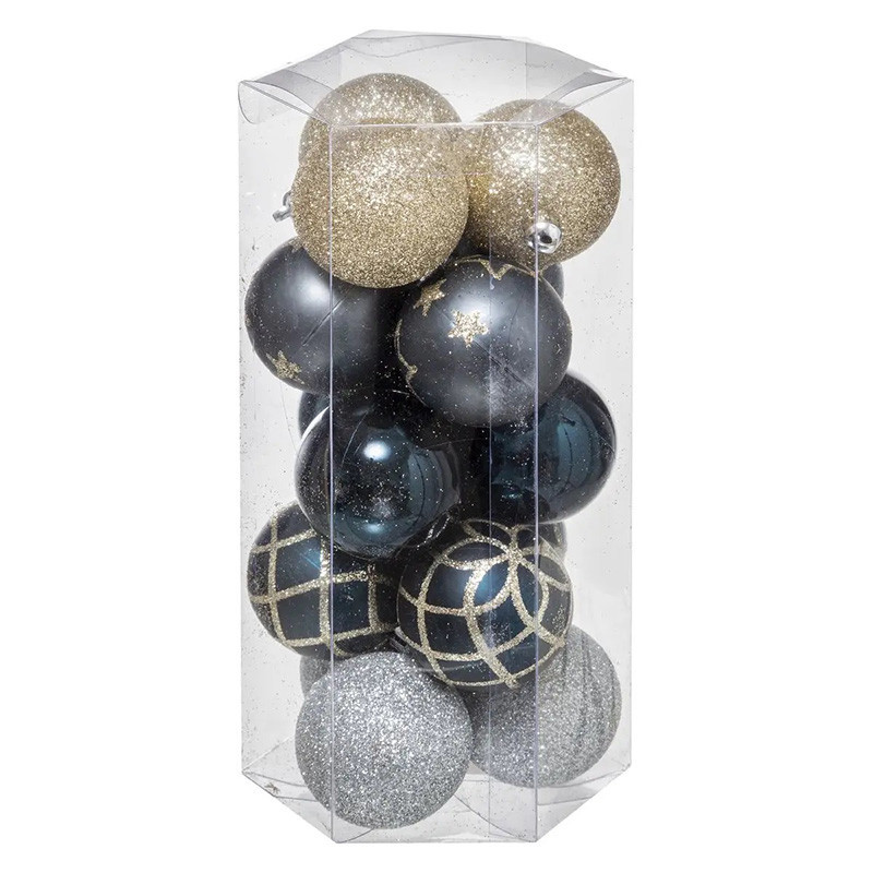 Boule de Noël 50mm x15 Lisse Déco Rando - FEERIC LIGHTS & CHRISTMAS - 694504L2