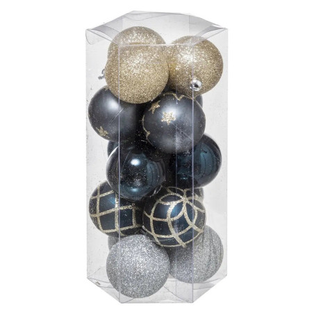 Boule de Noël 50mm x15 Lisse Déco Rando - FEERIC LIGHTS & CHRISTMAS - 694504L2