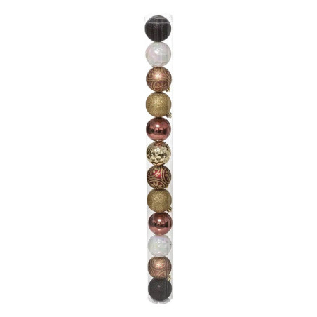 Boule de Noël 60mm x12 Grand Hotel - FEERIC LIGHTS & CHRISTMAS - 129154G1