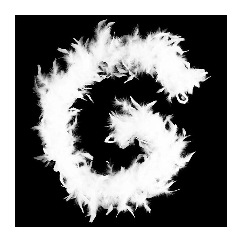 Couronne Plume BOA 180cm Blanche - FEERIC LIGHTS & CHRISTMAS - 685120BL