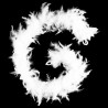 Couronne Plume BOA 180cm Blanche - FEERIC LIGHTS & CHRISTMAS - 685120BL
