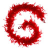 Couronne Plume BOA 180cm Rouge - FEERIC LIGHTS & CHRISTMAS - 685120RG