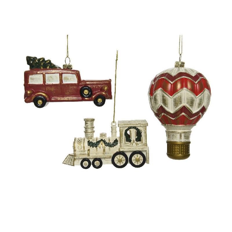 Lot de 3 décorations de Noël