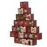 Calendrier de l'Avant Arbre de Noël 37cm 