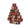 Calendrier de l'Avant Arbre de Noël 37cm 