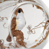 Boule de Noël Transparent Oiseau à l’Intérieur 